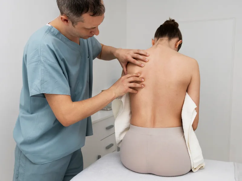 Chiropractic care for scoliosis at Bluebonnet Chiropractic in Tomball